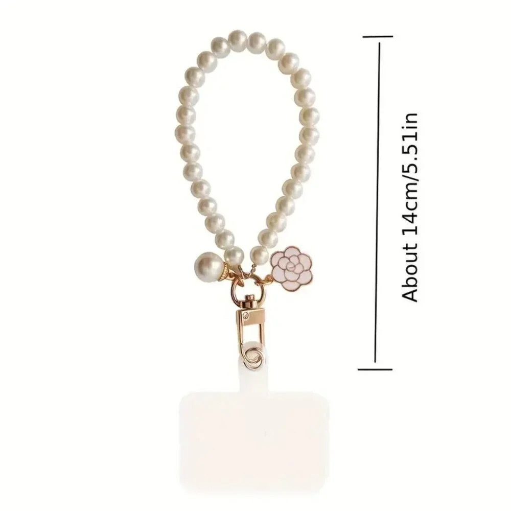 Imitation Pearl Bracelet Mobile Phone Lanyard